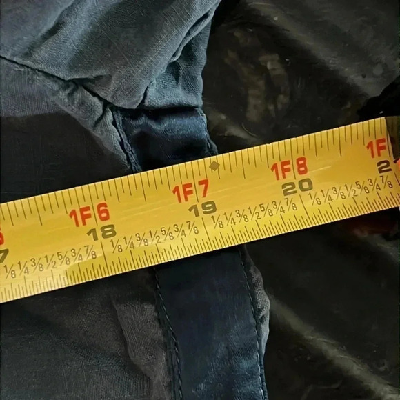 Women's pre-worn Anthropologie Cloth & Stone size small button up shirt Army gre - Picture 5 of 6